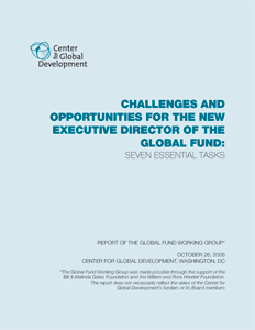 Challenges and Opportunities for the New Executive Director of the Global Fund: Seven Essential Tasks