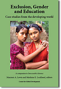 Book cover of Exclusion, Gender and Education by Maureen A. Lewis and Marlaine E. Lockheed