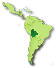 map of Bolivia