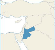 map of Jordan