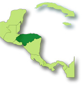 map of Honduras
