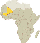 map of Mali