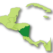map of Nicaragua