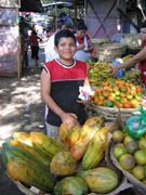 Melons for sale, Nicaragua