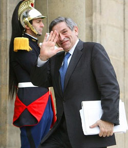 World Bank President Paul Wolfowitz in France