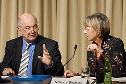 Kemal Dervis and Nancy Birdsall