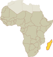 map of Madagascar
