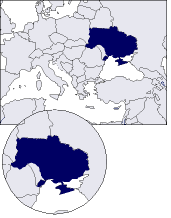 map of Ukraine