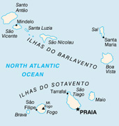 map of Cape Verde