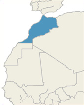 map of Morocco