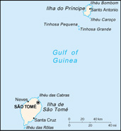 map of Sao Tome
