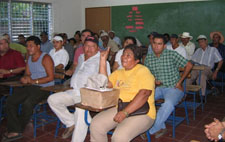 Kick-off meeting of a dairy cooperative in Chinandega, Nicaragua