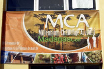 MCA sign, Madagascar 