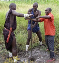 drilling for water