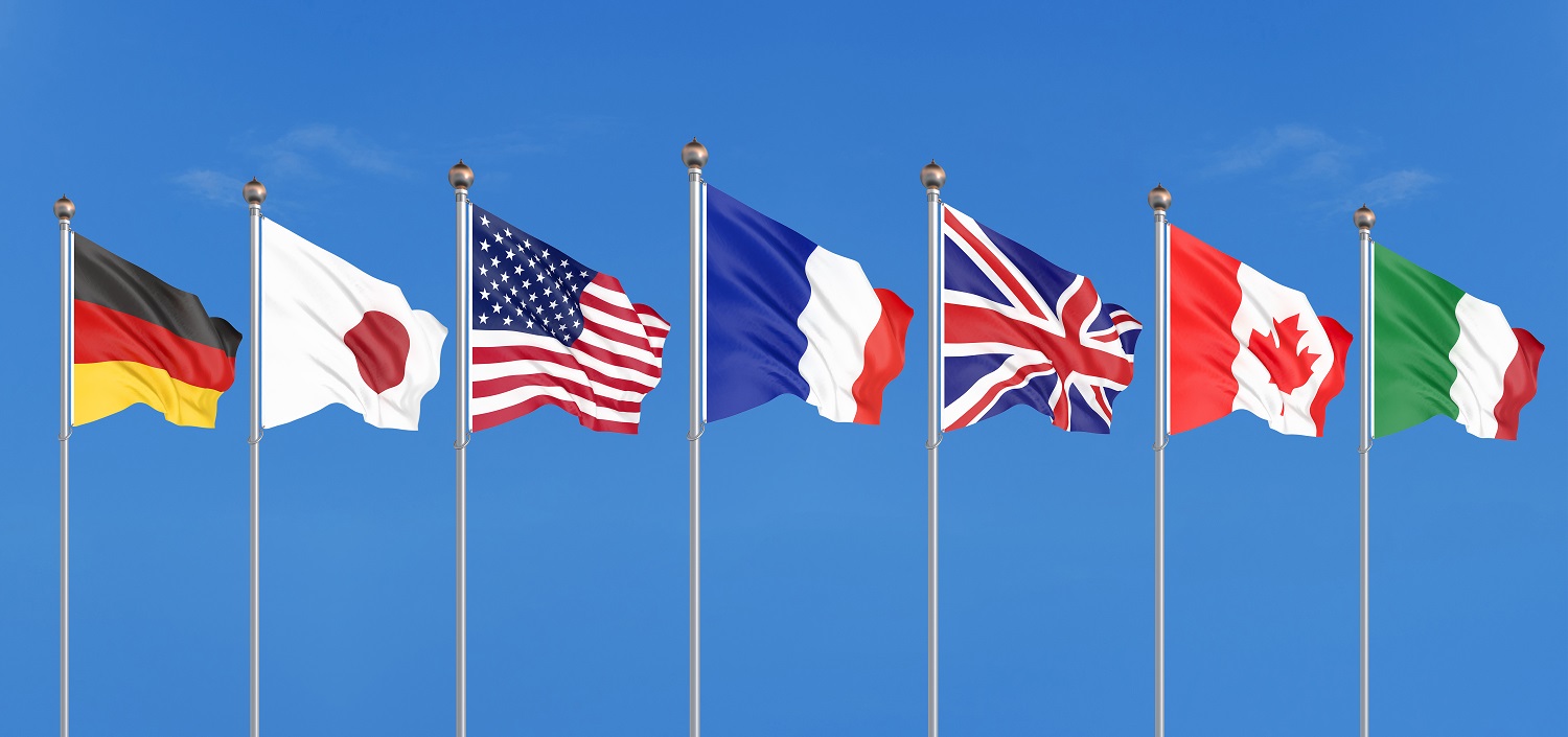 Image of G7 flags