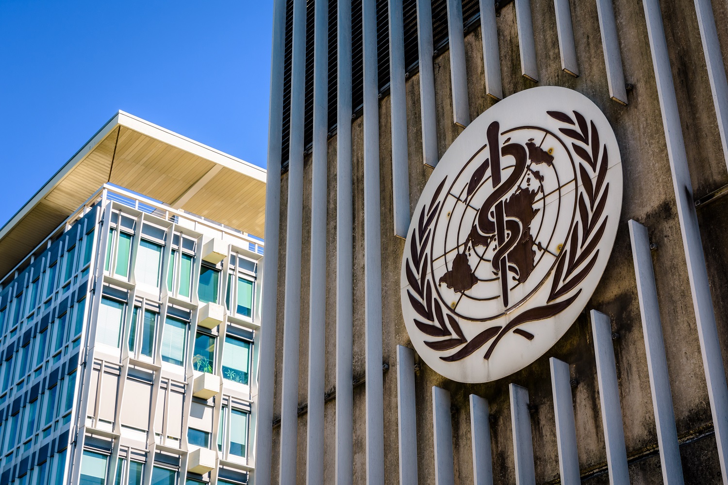 Facade of the World Health Organization 