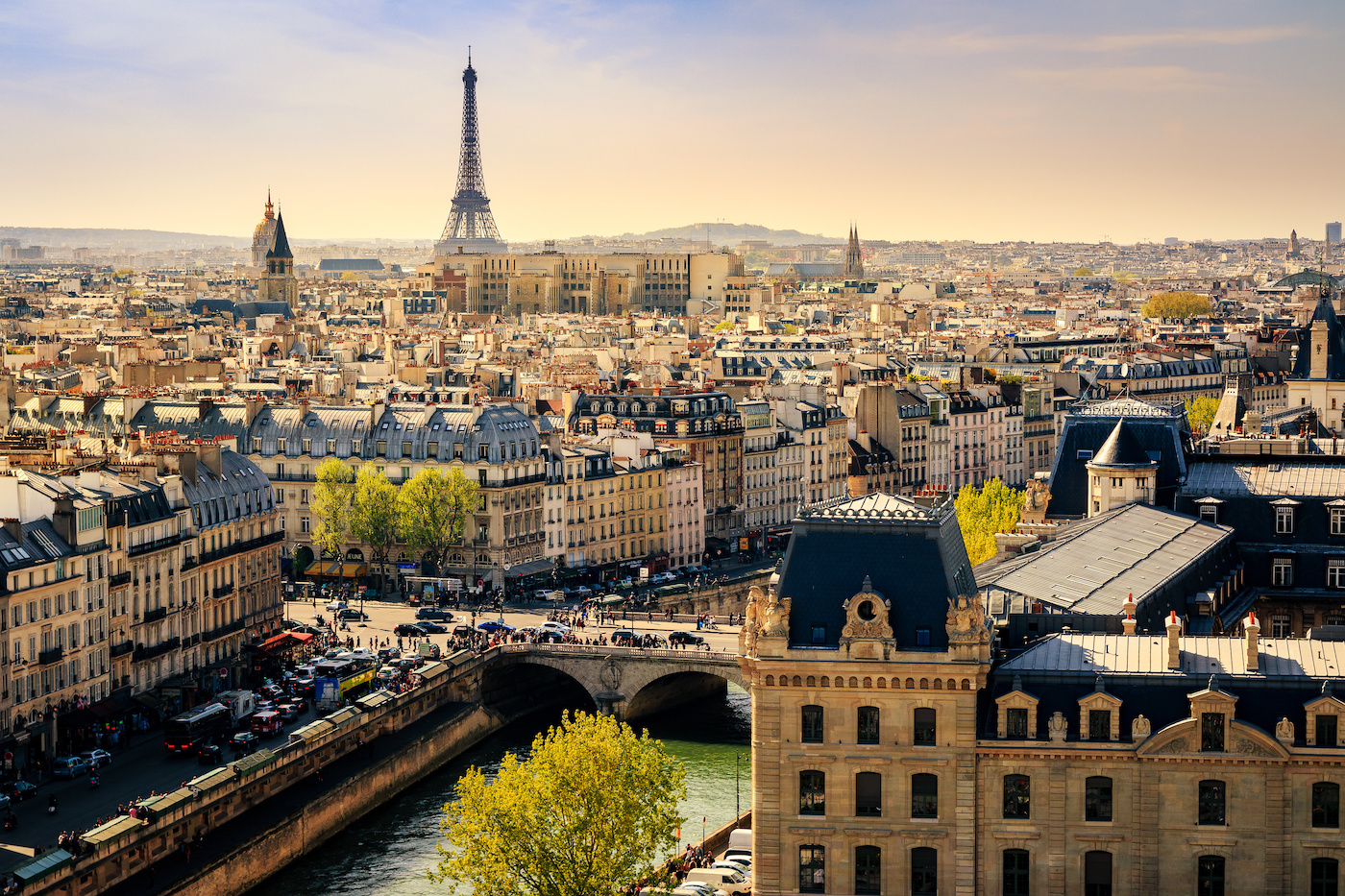 A view of downtown Paris. Photo from Adobe Stock.