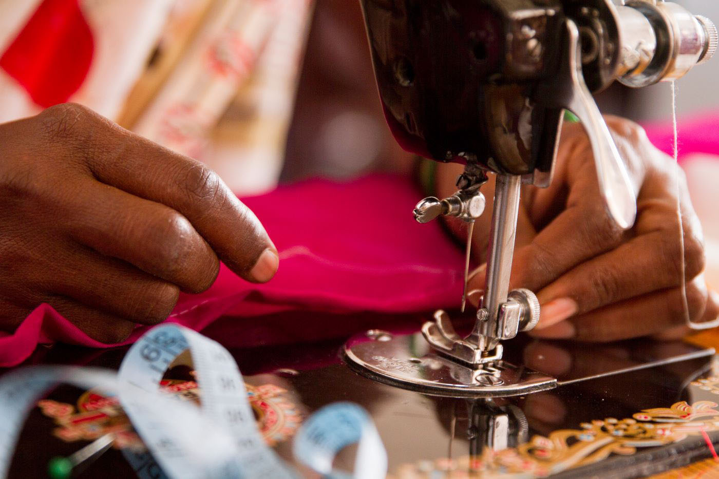 Close Up Sewing Machine