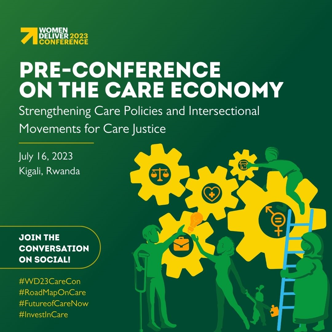 Pre-conference on the care economy card cover