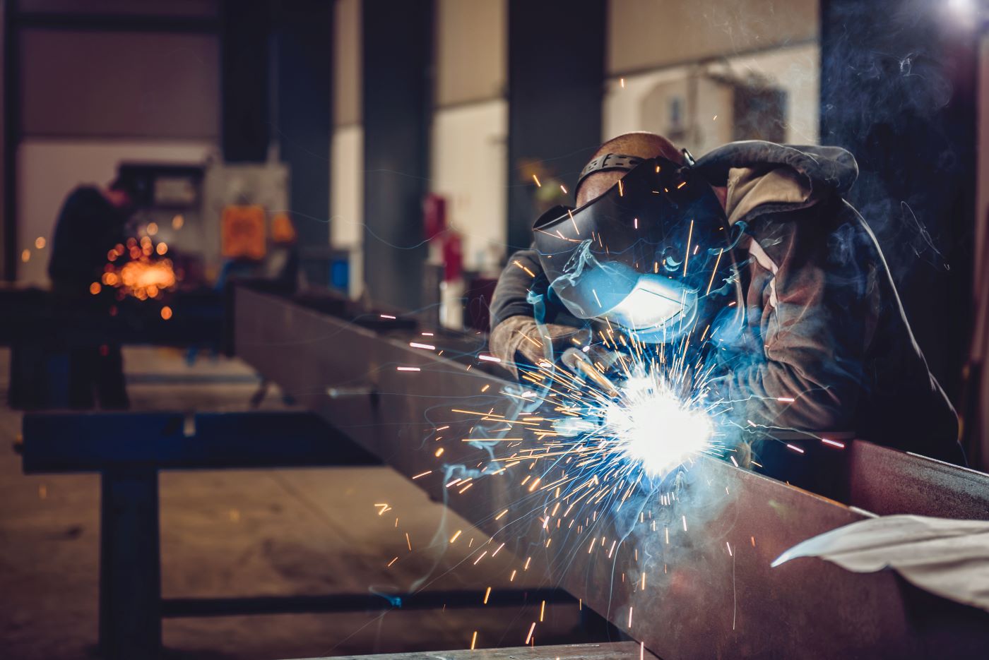 worker in a manufacturing plant