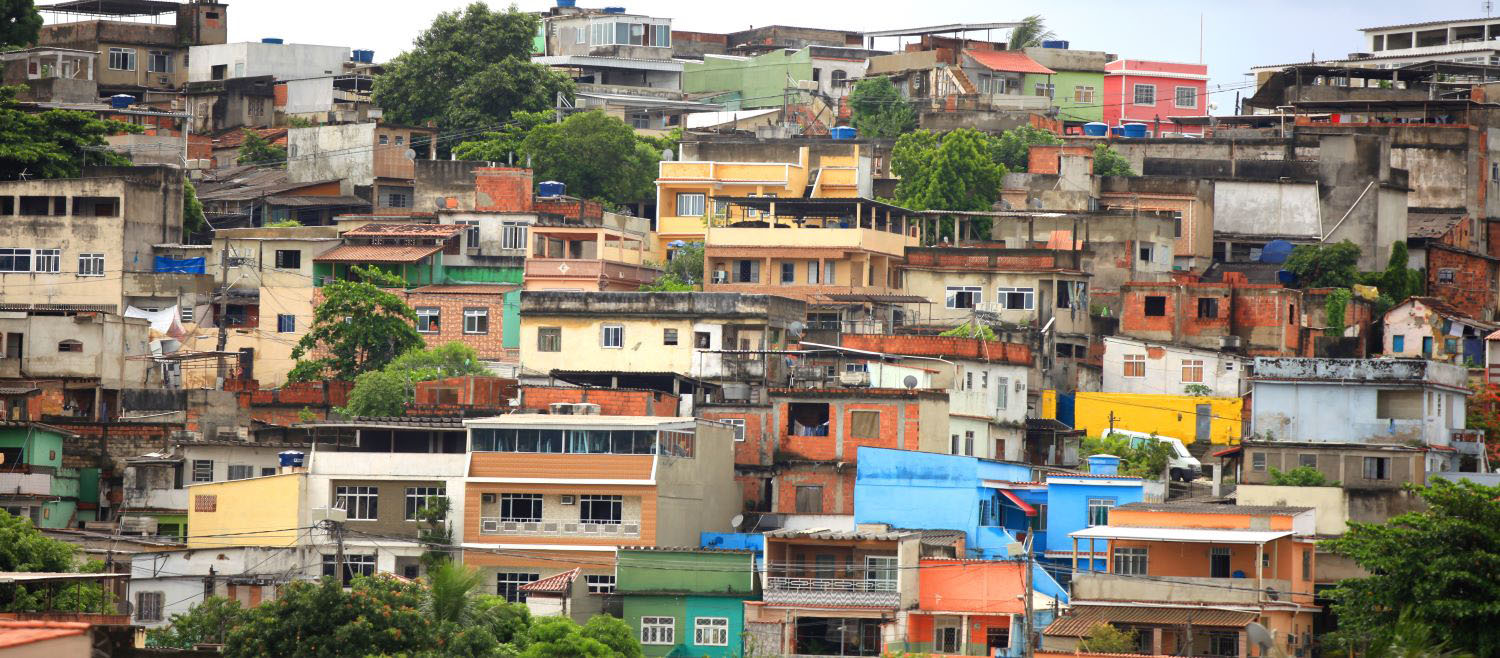 Panoramic view of small Brazilian town