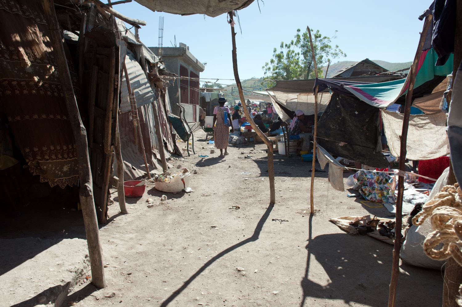 Marktszene, Verrettes, Haiti