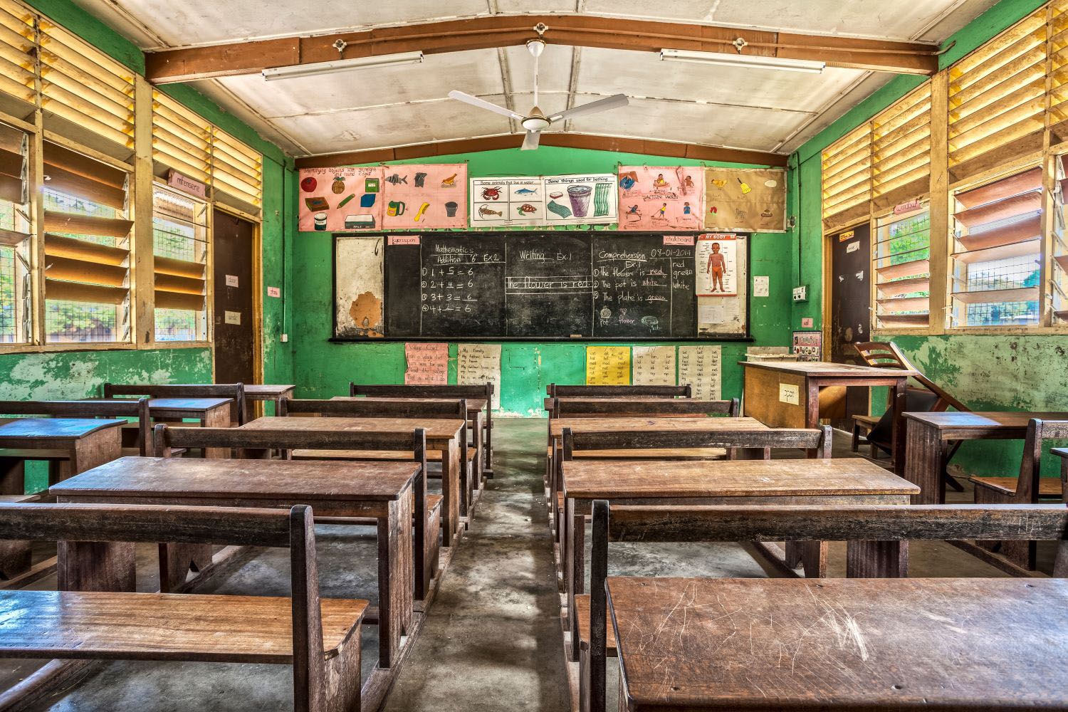 Classroom in Ghana, West Africa