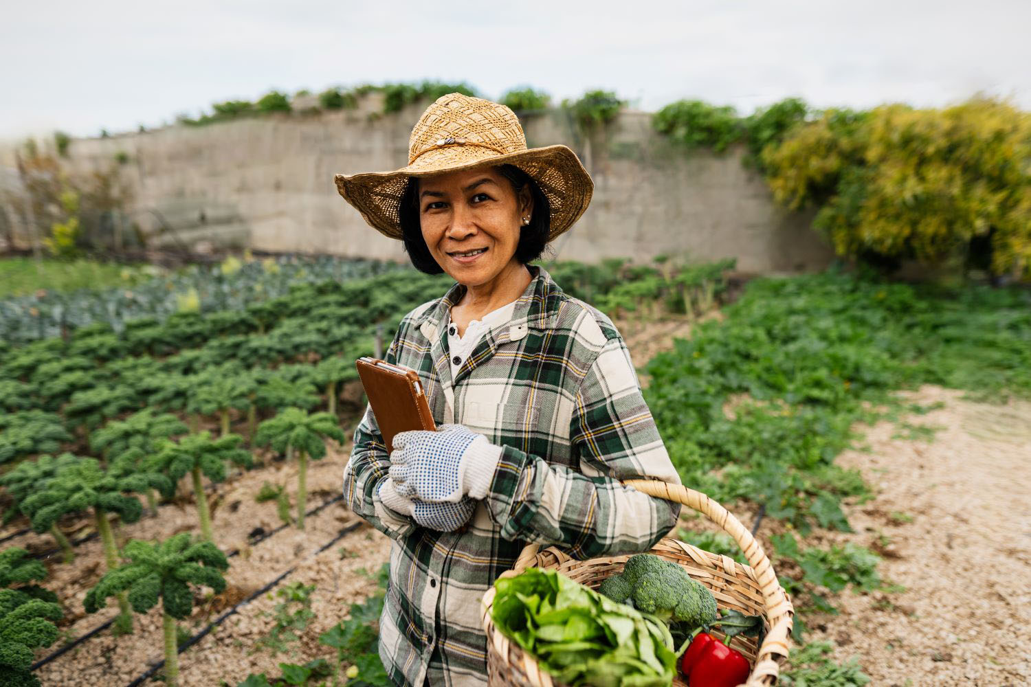 woman working in agriculture