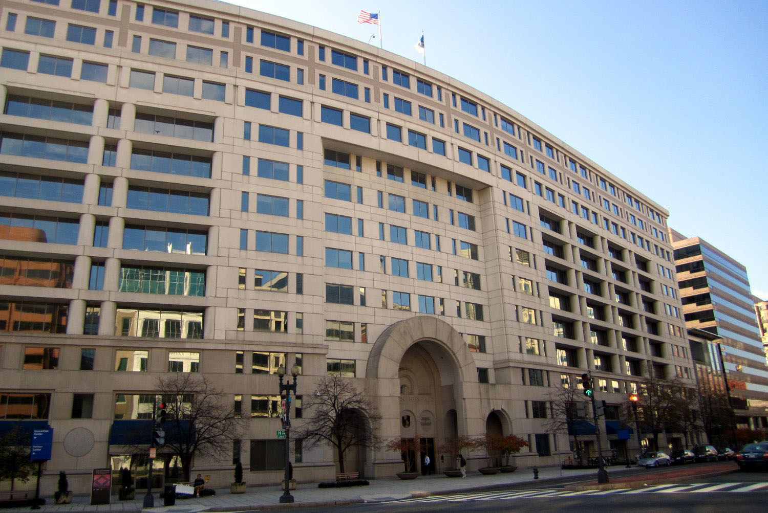 Facade of Inter-American Development Bank