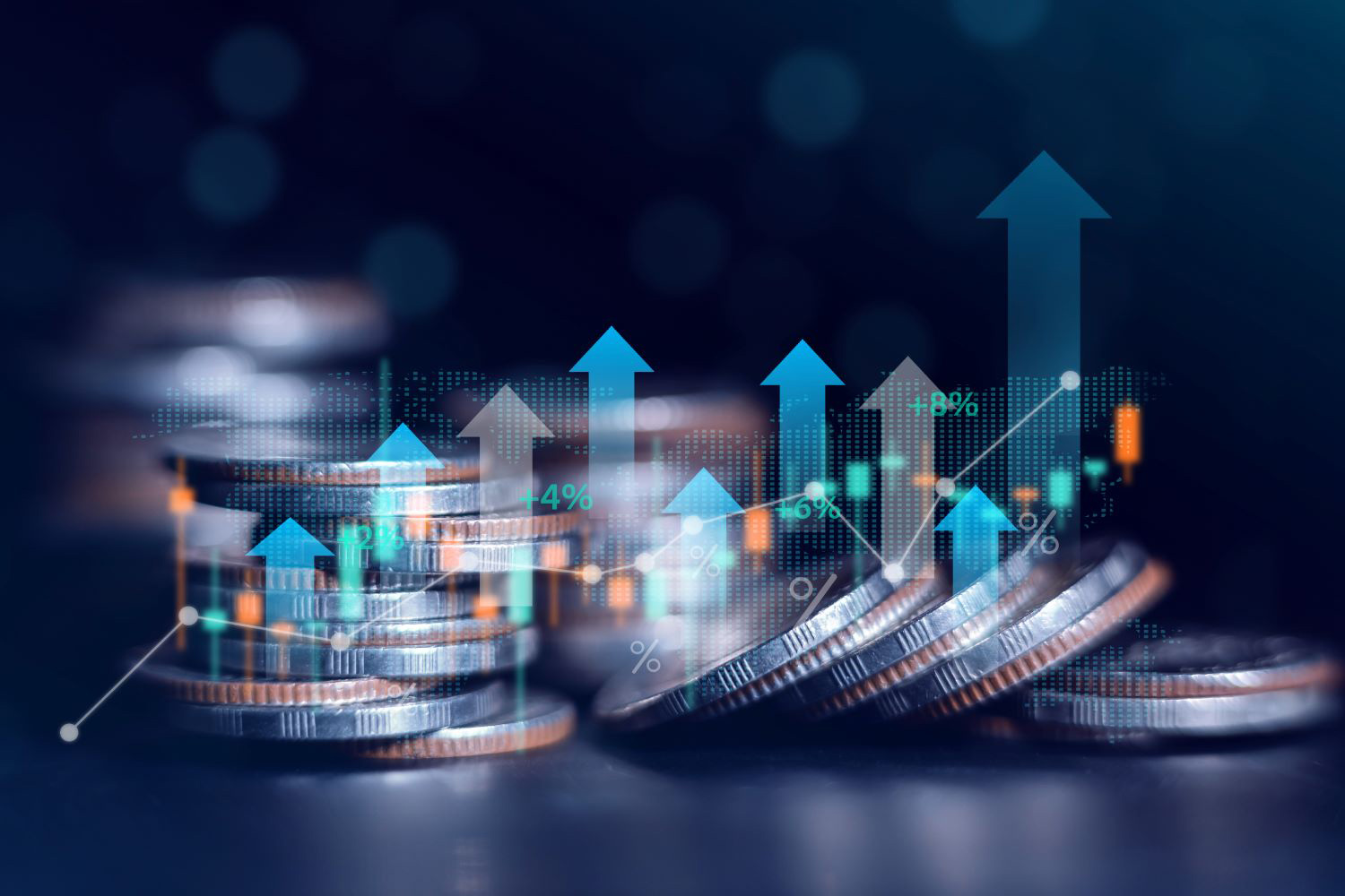 Business finance and investment concept