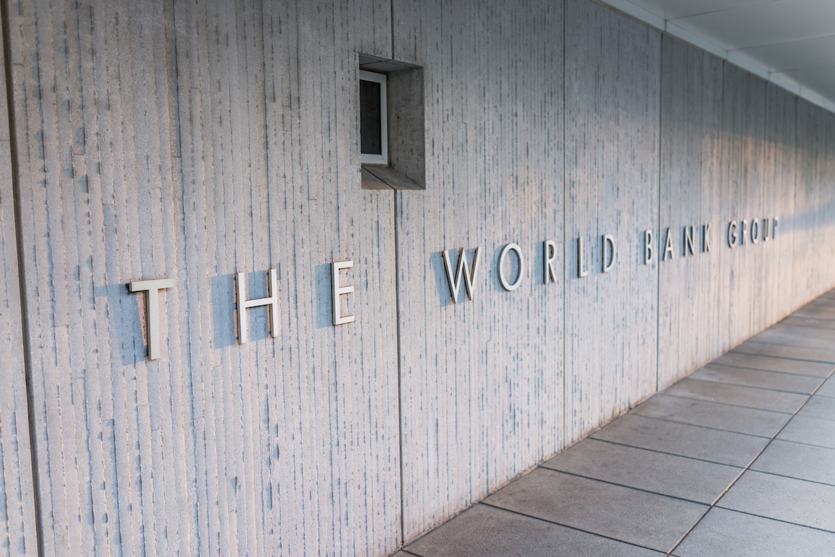Outside of the World Bank building