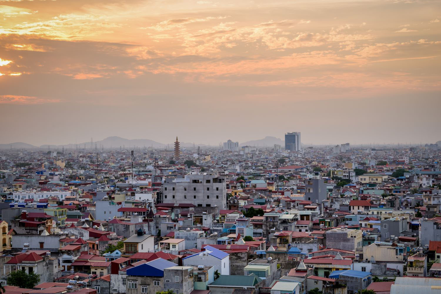Image of city in north Vietnam