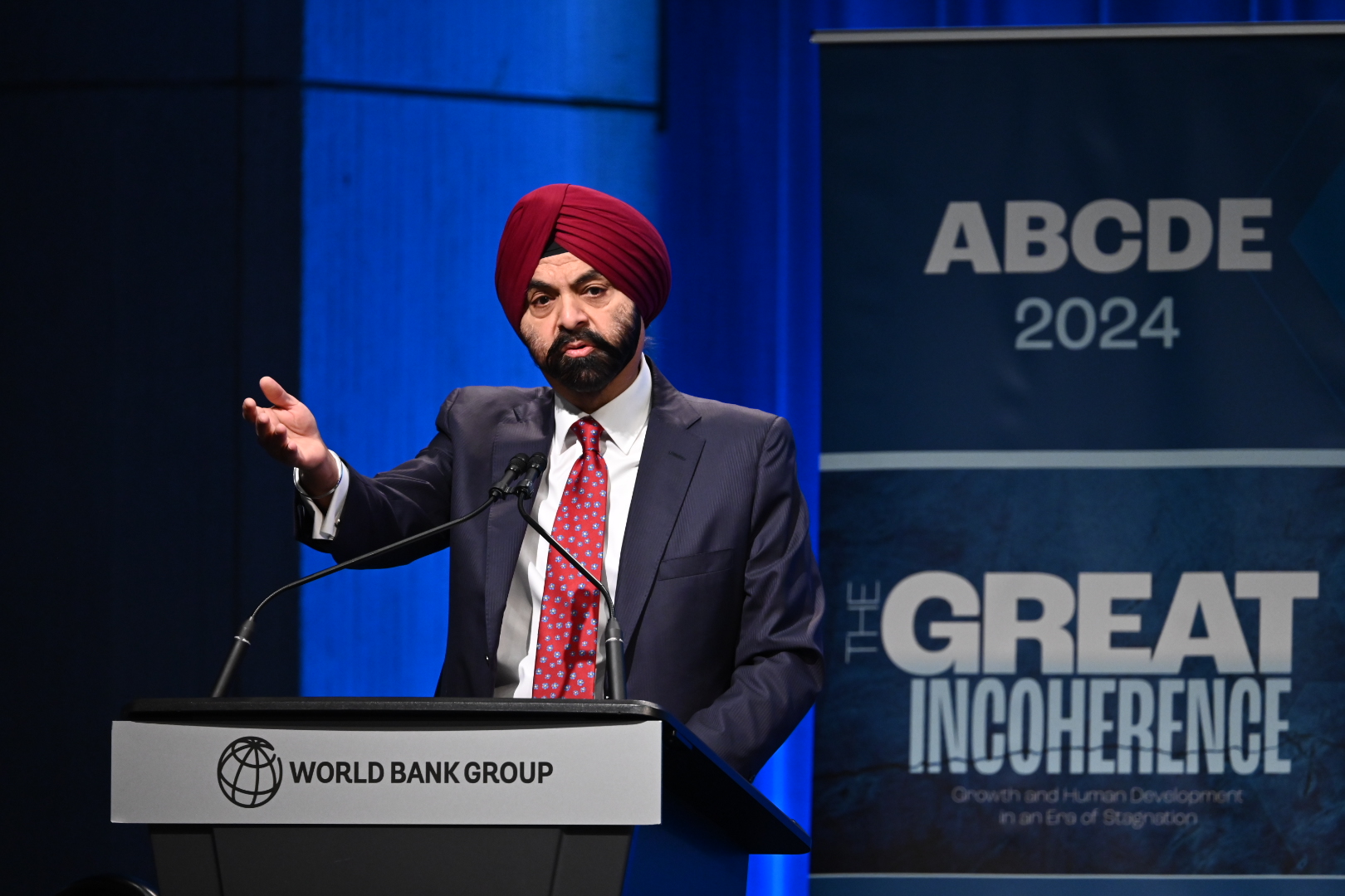 Ajay Banga at ABCDE 2024