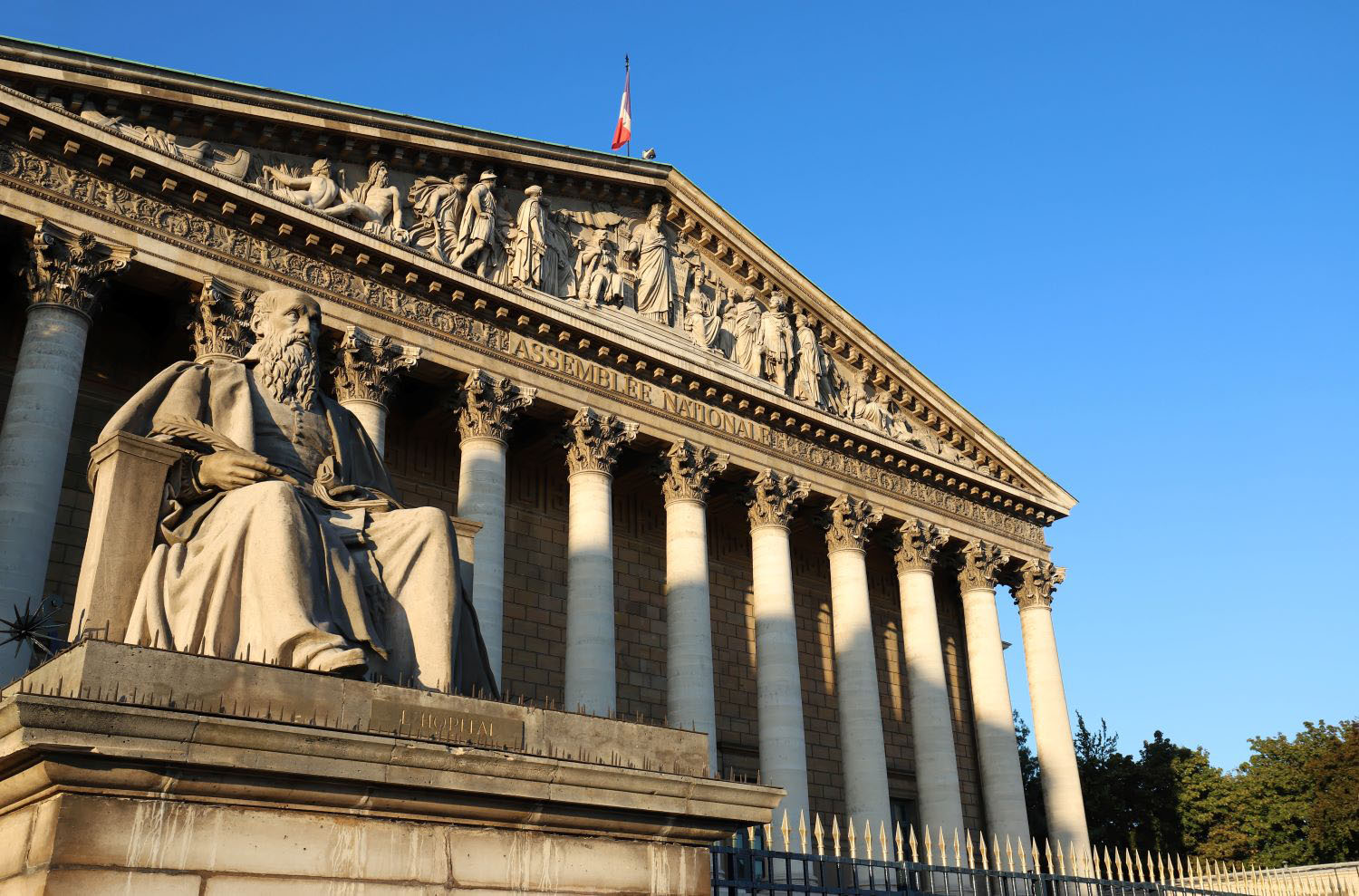 The French National Assembly-Bourbon Palace, Paris, France