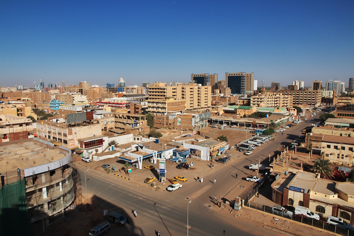 Shot of Khartoum, Sudan