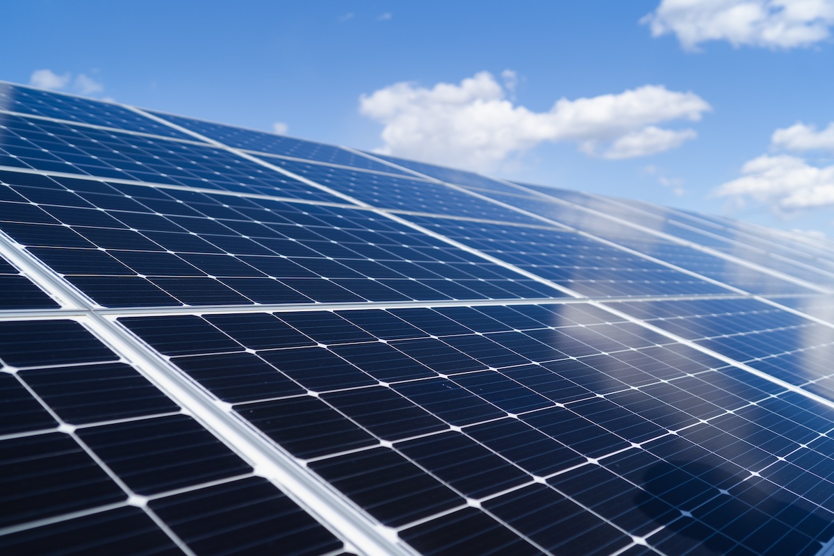 Photo of a solar panel