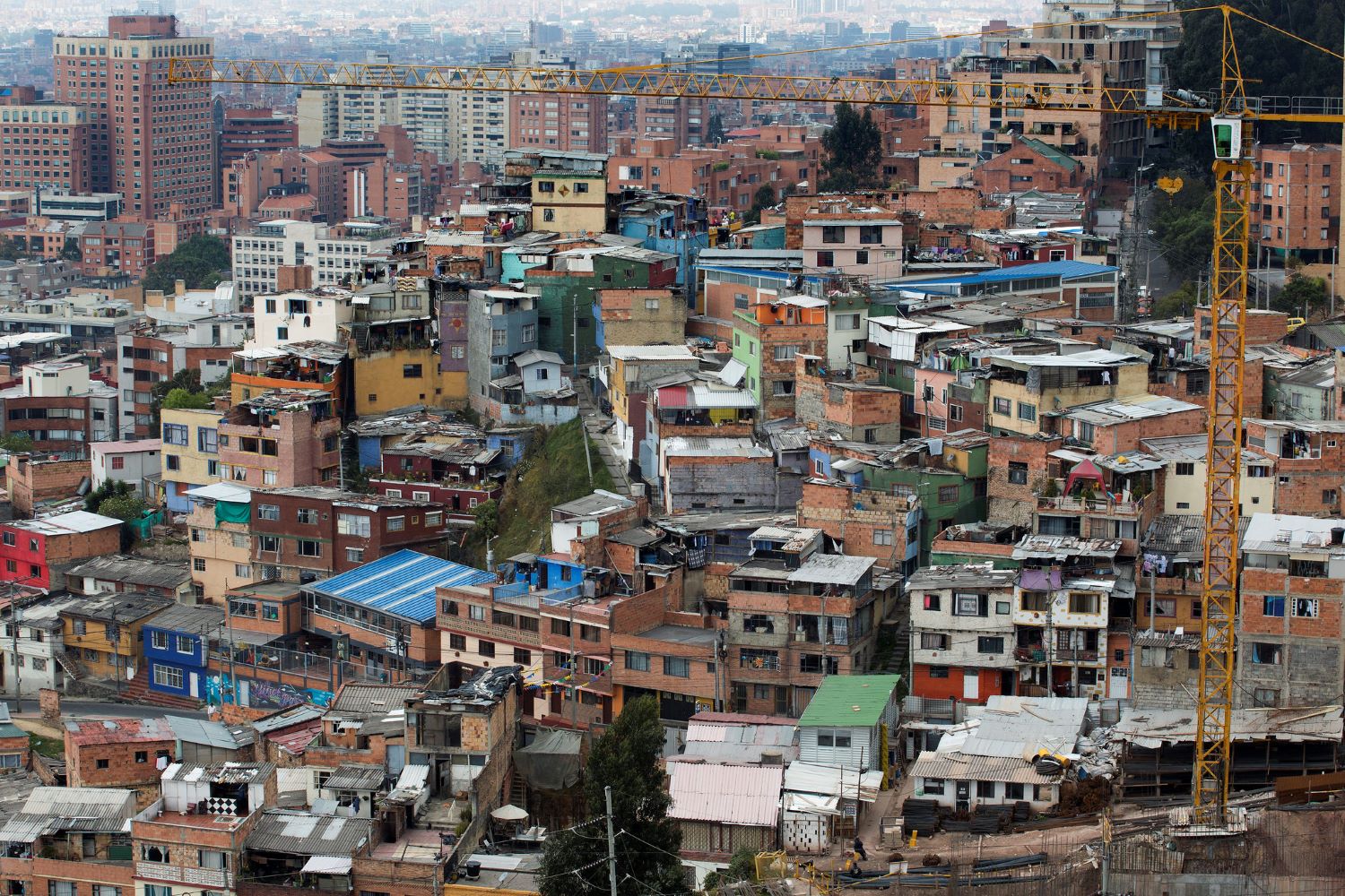 City view of Bogotá, Colombia 