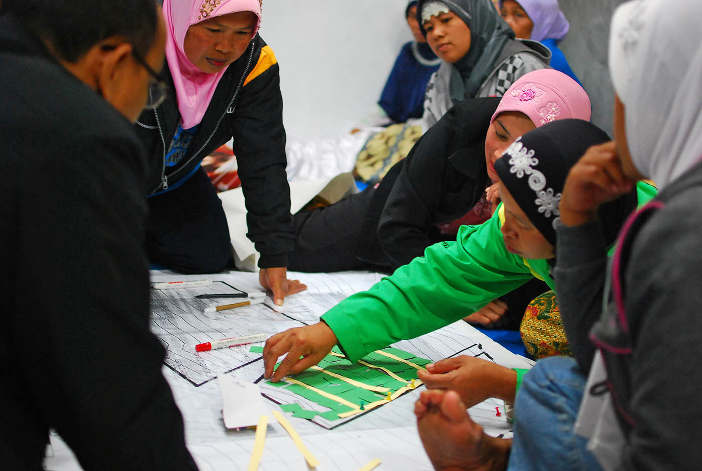 Community meeting in Indonesia