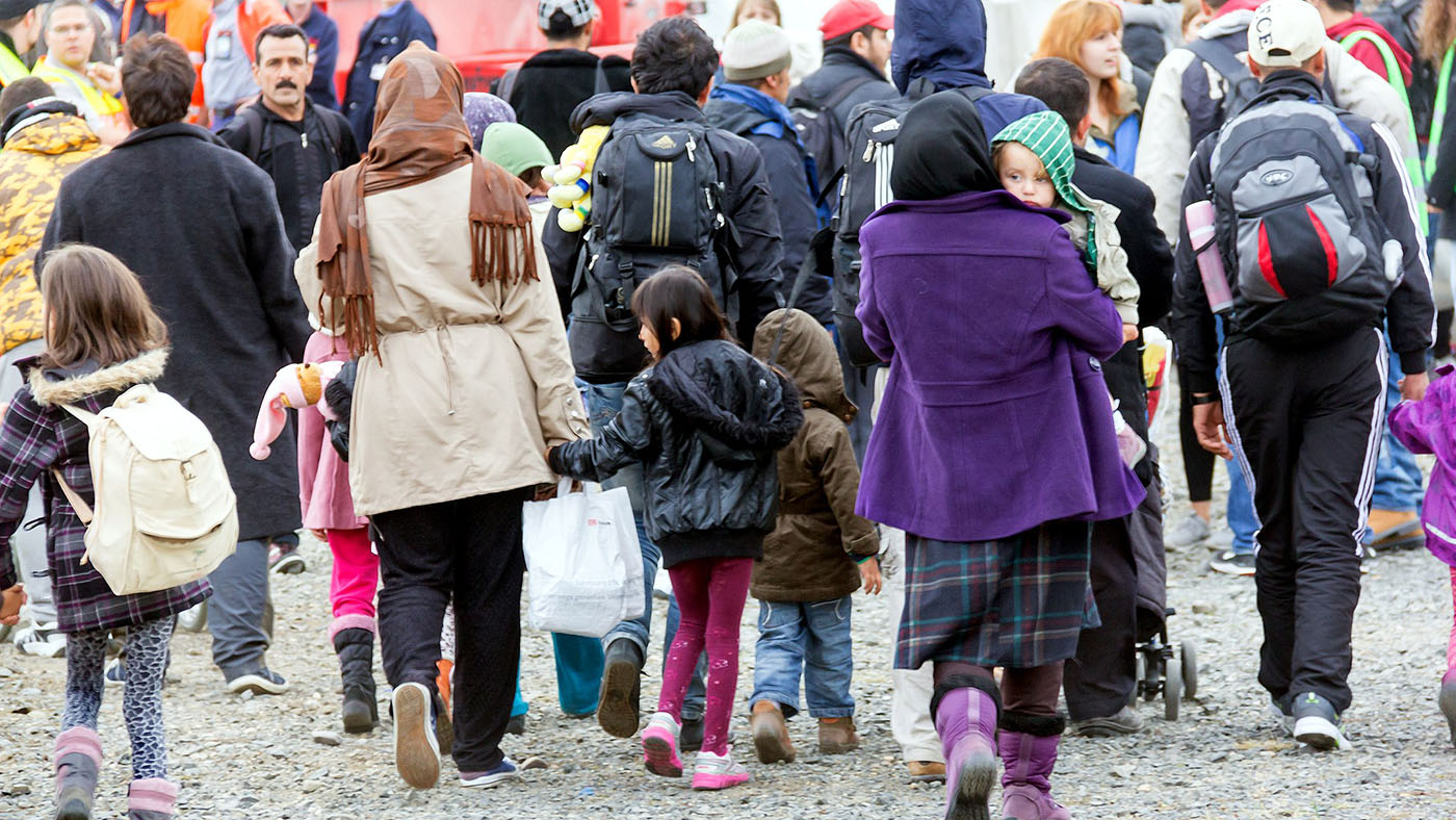Arrival of asylum seekers