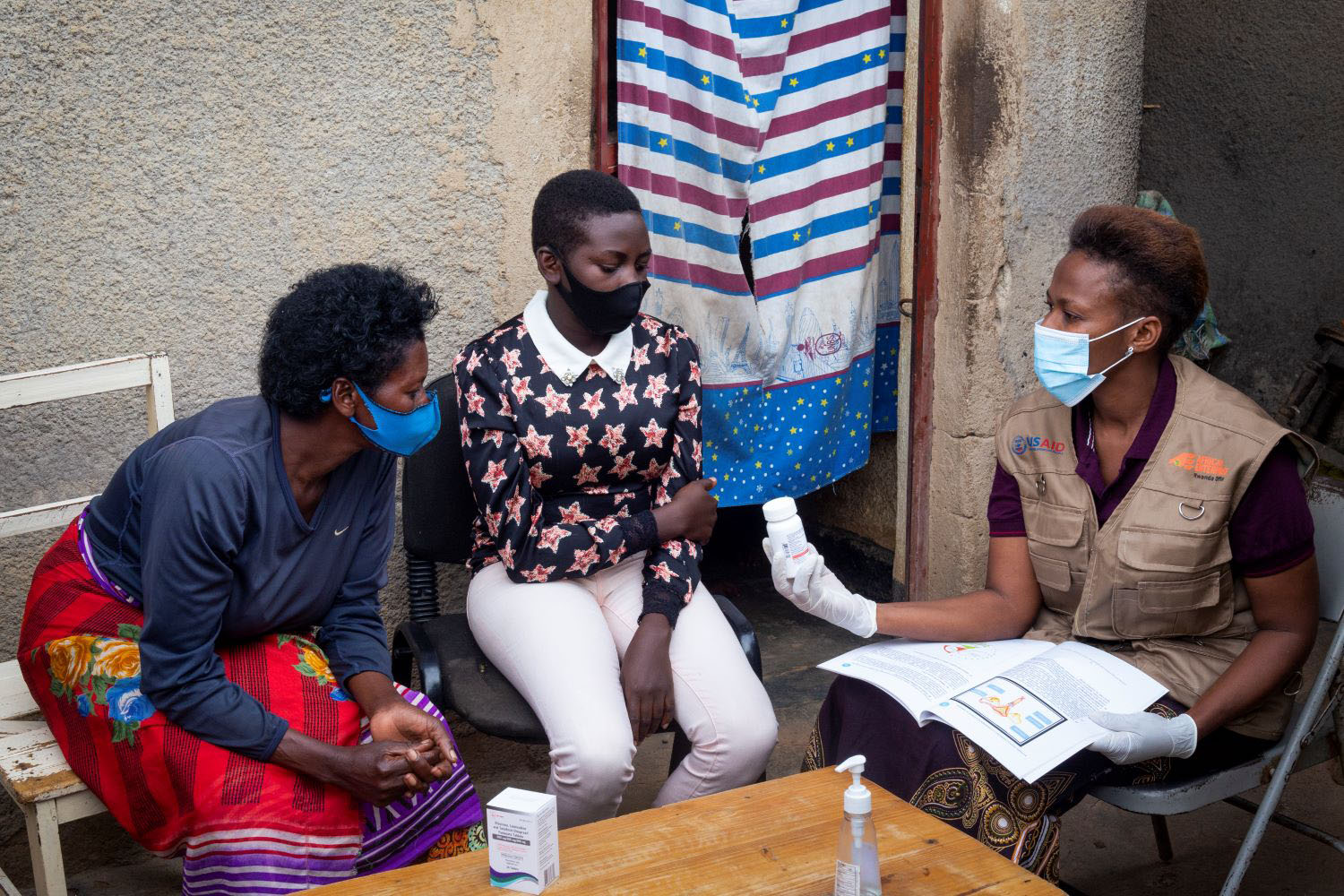 Case Manager Following Up HIV Patient