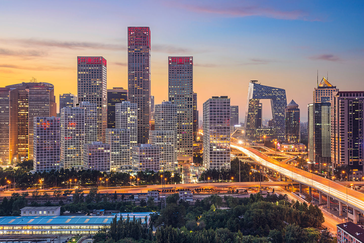 Beijing financial district