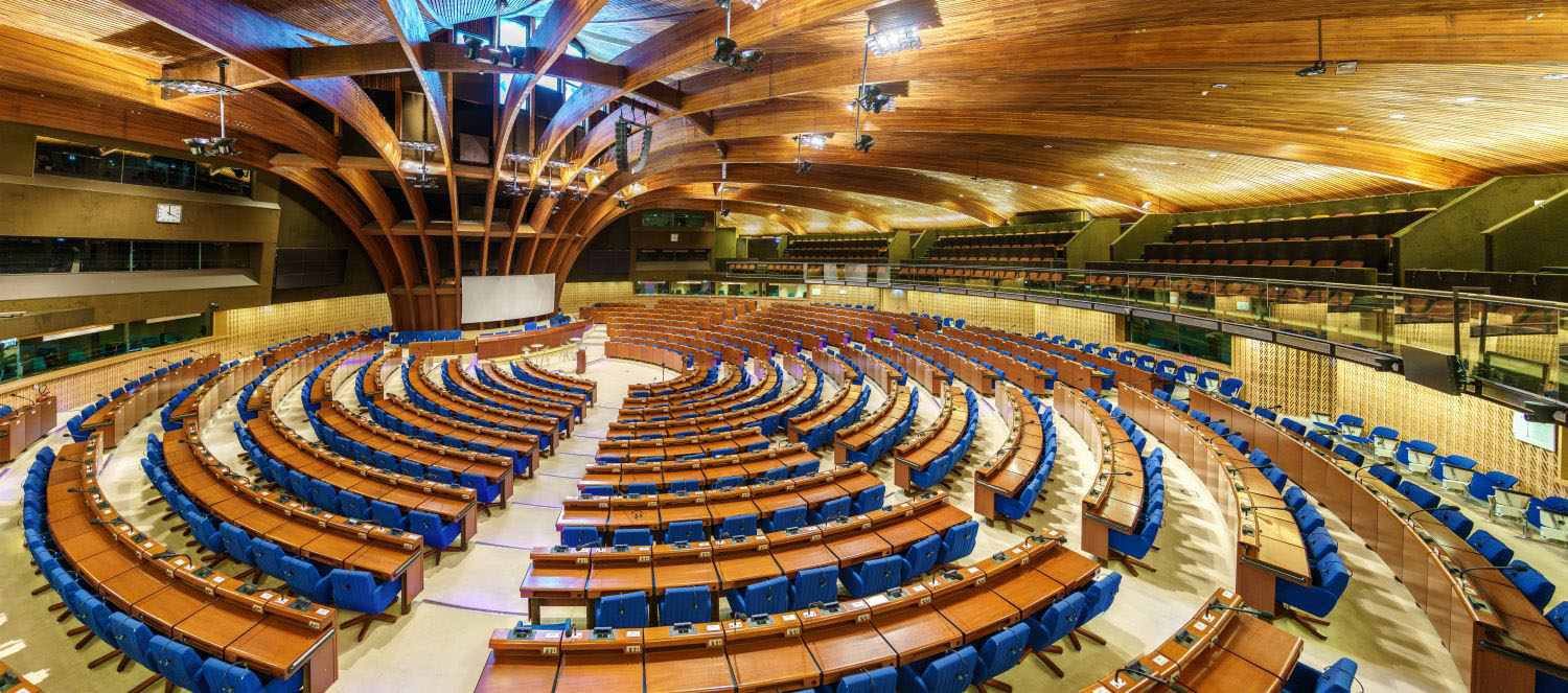 The Hemicycle of the Parliamentary Assembly of the Council of Europe