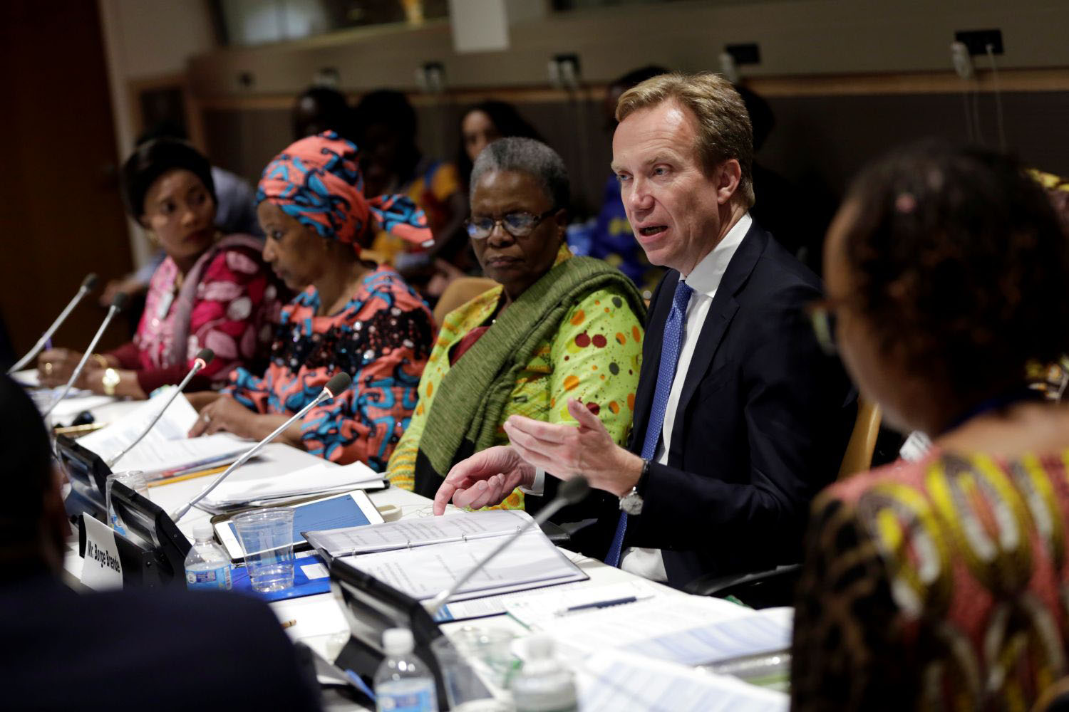 Scenes from the High-Level Side Event "The Women, Peace and Security Agenda in a Changing Global Context" held by the Government of Namibia, in collaboration with the Government of Norway and UN Women.