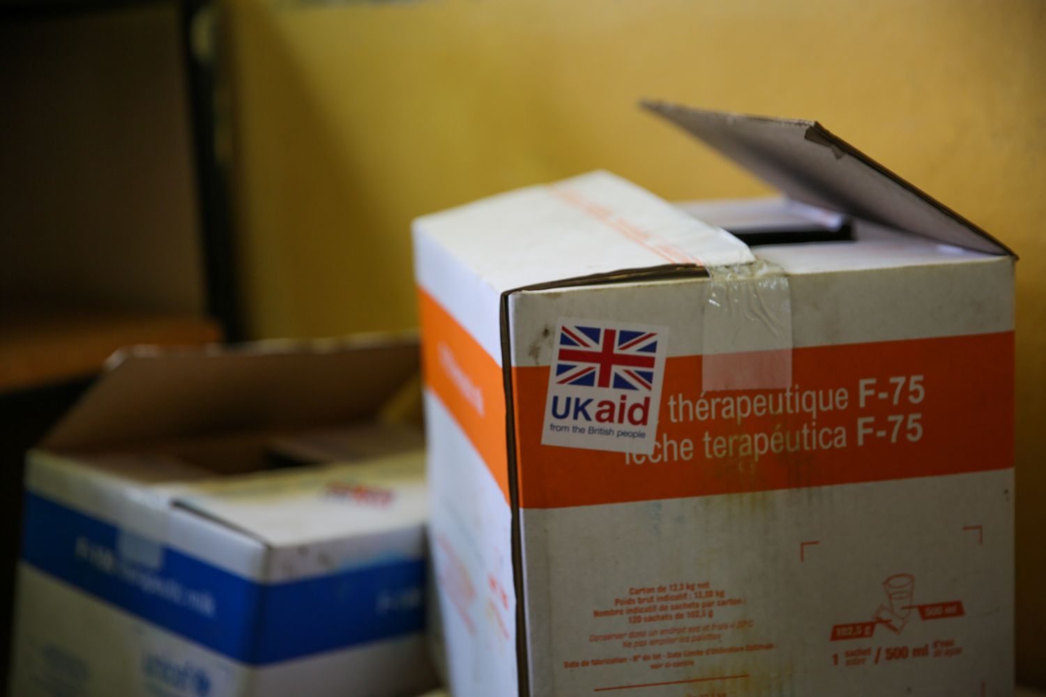 A stabilization centre room in Jinka Hospital where therapeutic milks and foods are prepared for children suffering from severe acute malnutrition. 