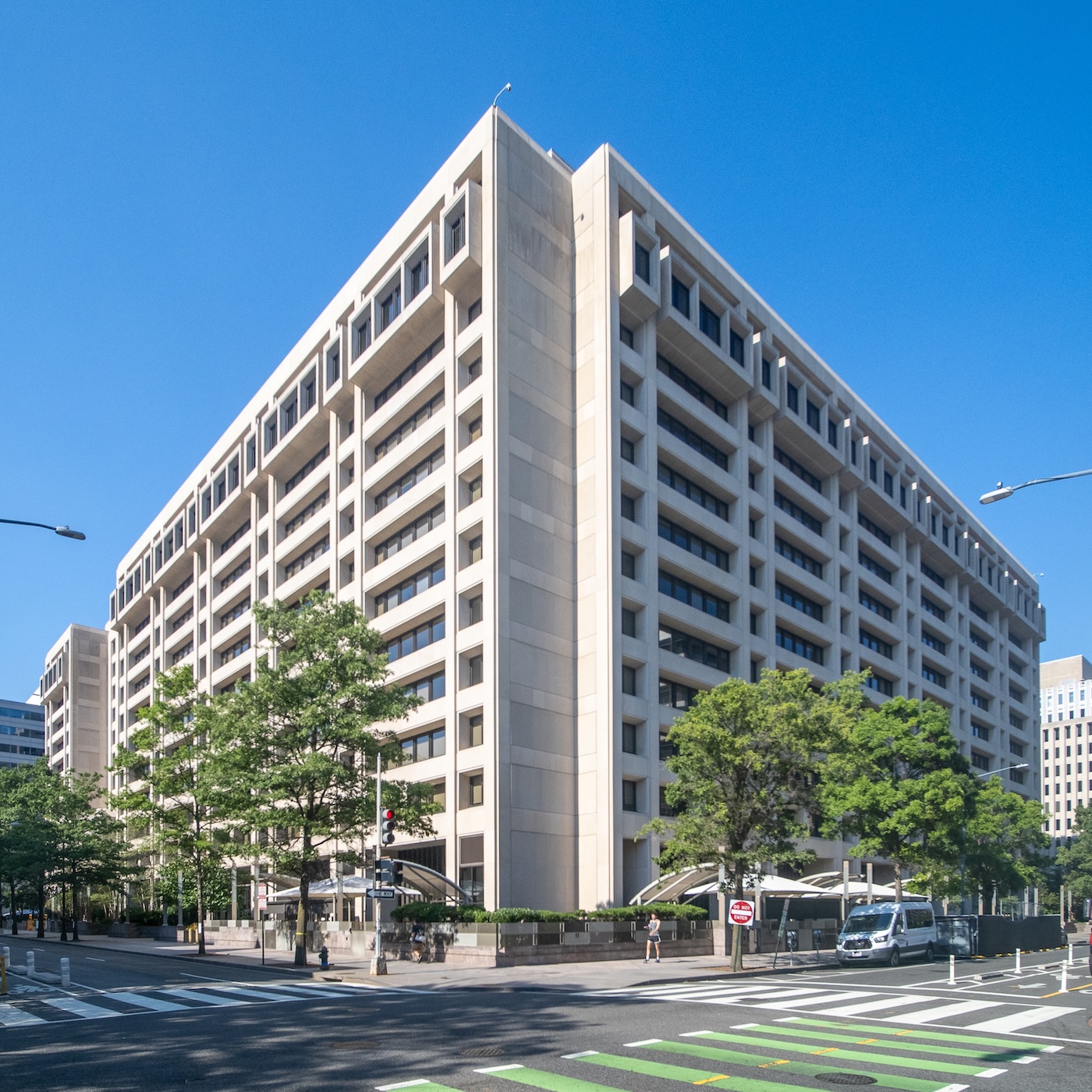 The headquarters of the IMF