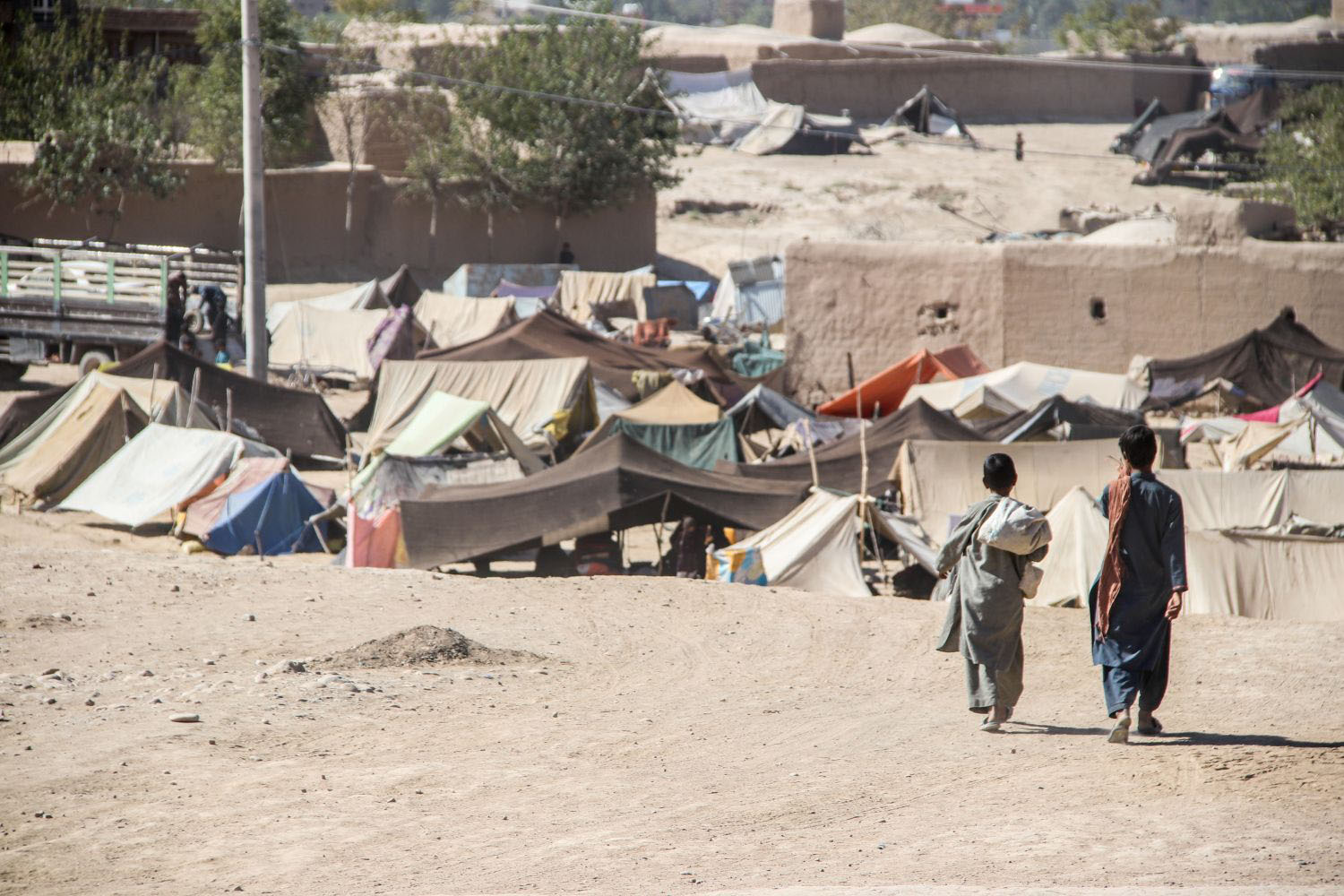 Refugee village in Badghis, Afghanistan