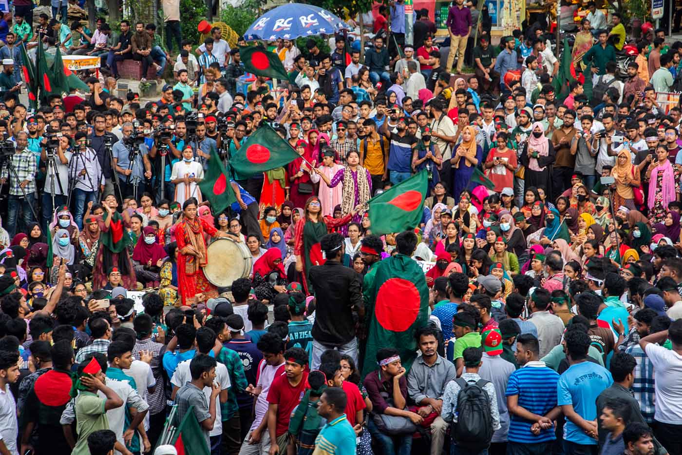 Student protest in Bangladesh