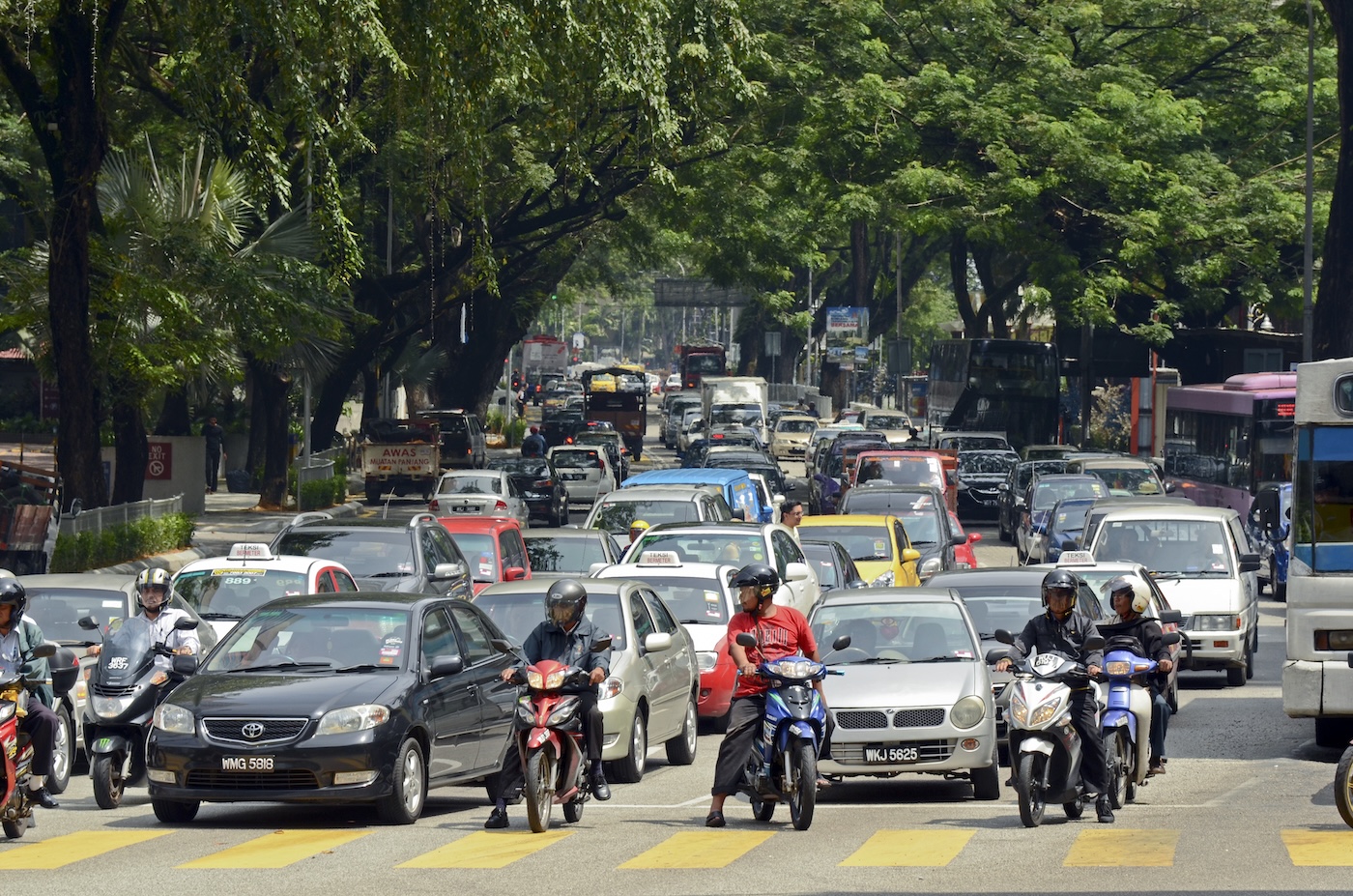 Traffic in Kuala Lumpur