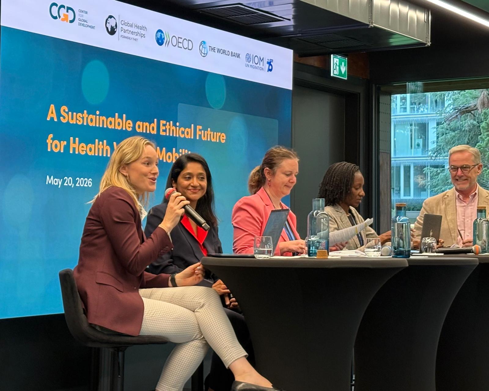 Helen Dempster and panel