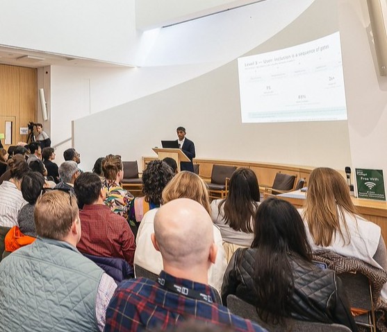 Rikin Gandhi at AI event at Skoll 2026